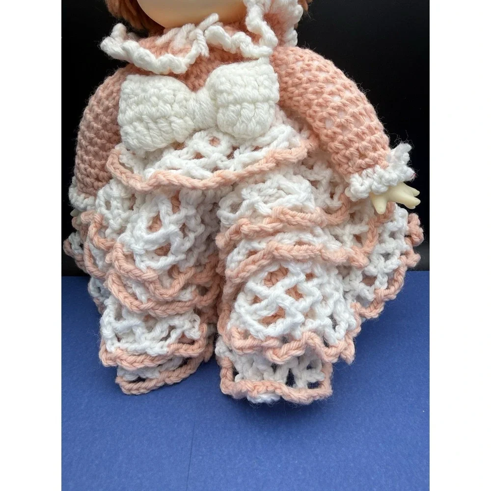 Vintage Strawberry‎ Shortcake Doll Toy Crochet Hand Knitted 12